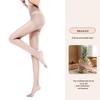 Bonas Women's Summer Sheer Pantyhose: Thin Pineapple Socks, Bare Leg Look, Anti-Snagging Black Stockings.