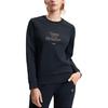 Fila Fashion Casual Comfortable Pullover Sweatshirt Women Sweatshirt Deep-Black A11W511204FBK