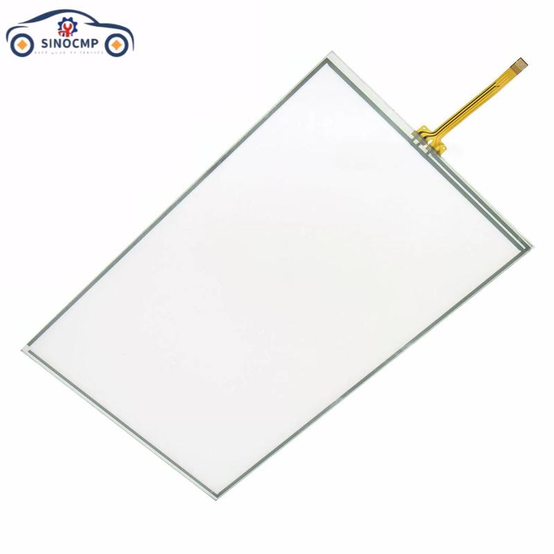 8 Radio Touch Screen Glass Digitizer Panel Fit For 14-19 Highlander LA080WV2 TD01 , LA080WV2 TD03 Gauge Sets Dash Panels