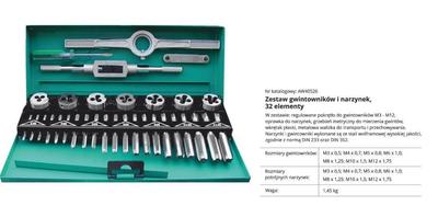 Awtools Taps And Dies Set /32Pcs.