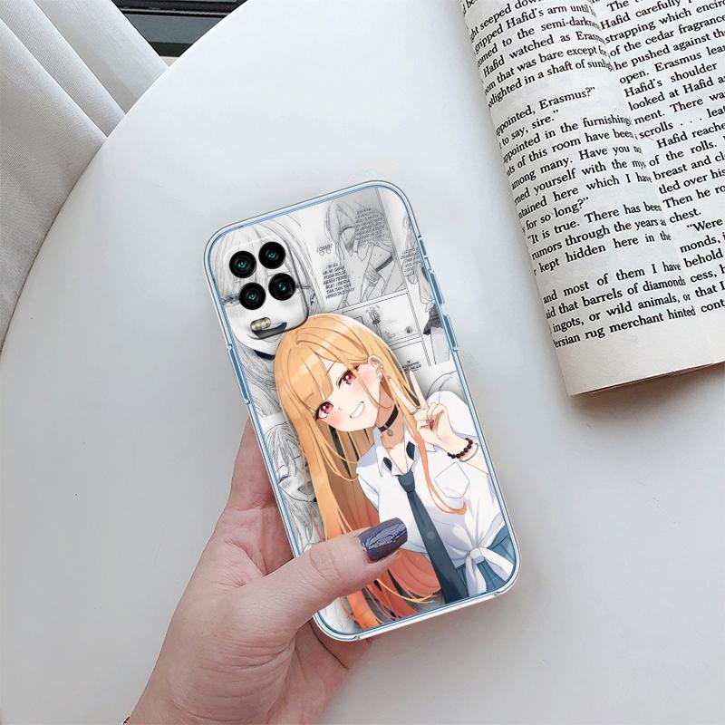 RP45 M-Marin K-Kitagawa Transparent Phone Case for Motorola Moto G7 G8 G9 G84 G85 G73 G24 G15 Z2 Play Power Plus