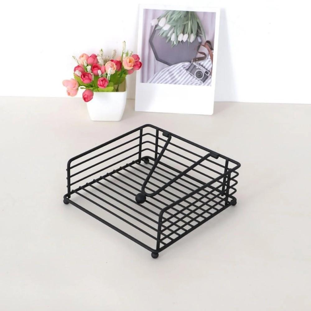 Square Design Napkin Holder Vertical Tissue Organizer Paper Napkin Organizer Dining Room