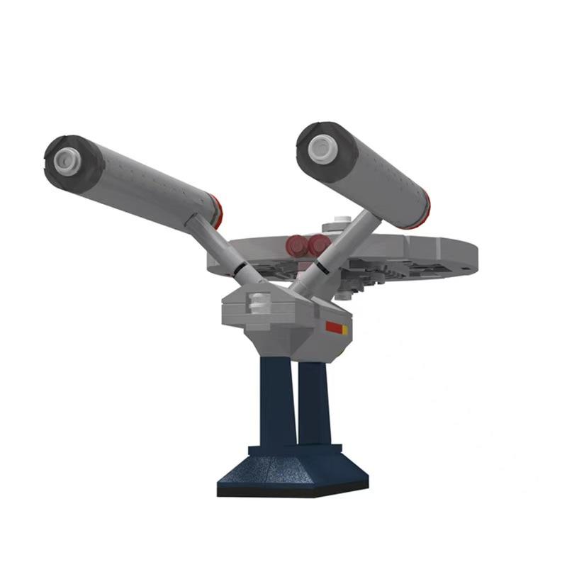 199PCS Sternenerkundung Treks-Serie Raumschiffjäger NCC-1701 Enterprise D Blockade Runner Bausteine Spielzeug Kindergeschenke