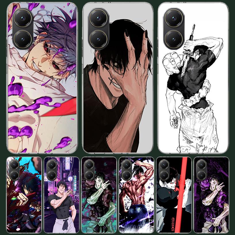 Kaisen J-Jujutsu Fushiguro Toji Phone Case For Xiaomi Poco X3 X5 X6 X7 X4 Nfc F7 Ultra F6 F5 Pro F4 Gt F3 M5 M5S M4 M3 Art Cover