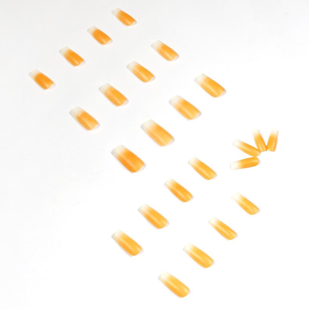 Lemon Soda Summer Wearable False Nails Art Stickers