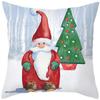 Povlaky na polštáře s vánoční tématikou Autodoplňky Kancelář Santa Claus Pohovka do obývacího pokoje Domácí povlaky na polštáře
