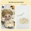 20cm Cotton Doll Dress-Up Set: Cute Figure Skirt & Overalls