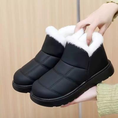 Shoes Winter Velvet Thickened Warm Cotton Shoes Waterproof and Non-slip Casual Short Boots Soft-soled Comfortable Snow Boots