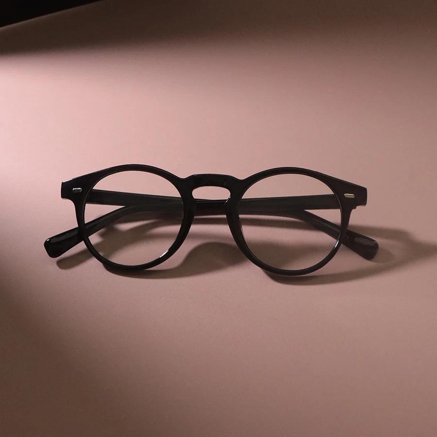 Retro Round Glasses Women Men Brand Circular Vintage Eyeglasses Frame Male Clear Lens Mirror Outdoor Transparent Lens Gafas