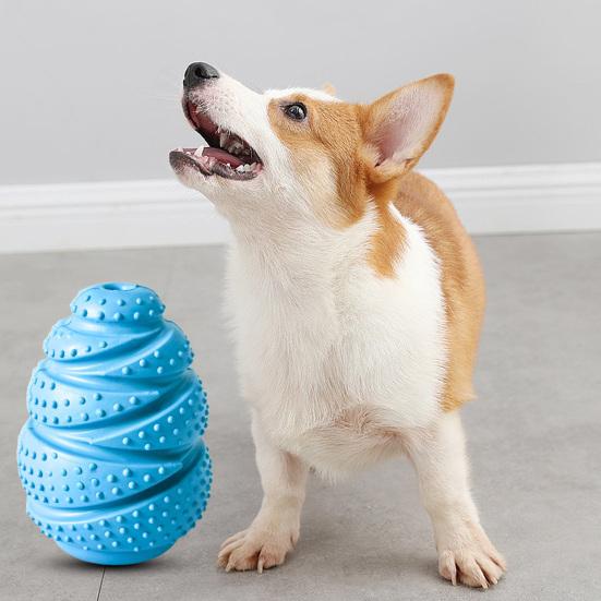 Yousheng Dog Chew Toy Interactive Treat Dispensing Anxiety Reduction Dental Care for Aggressive Chewers Natural Rubber Chew Toy