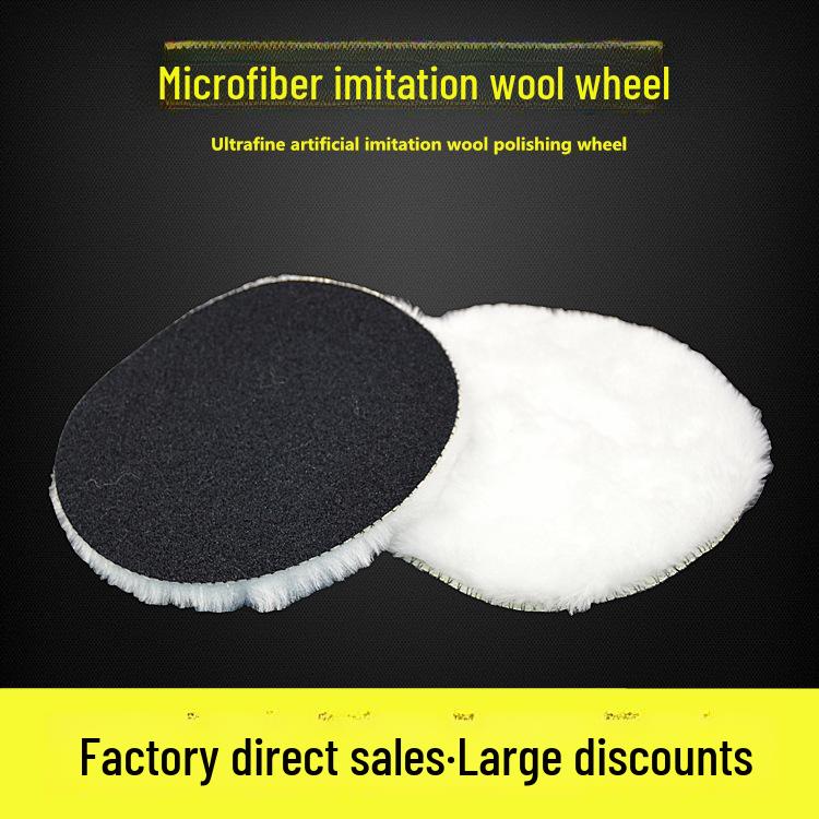 Disc de lustruit din lână sintetică pentru mașini de lustruit