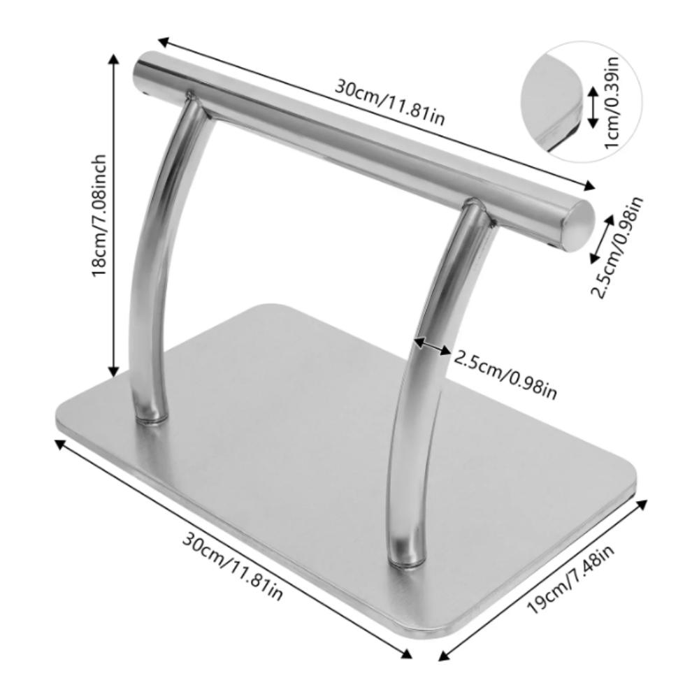 

Comfortable Pedal Foot Rest Ergonomic Design Chair Accessory Parts SPA Supply срібний