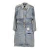 Coach Indigo Denim Tulip Trench Coat Coat 0 IndigoUsed