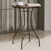 VidaXL Bistro Table Terracotta White Mosaic Ø50x70 Cm Ceramic, Mosaic Table, Outdoor Table, Balcony Table, 4003401