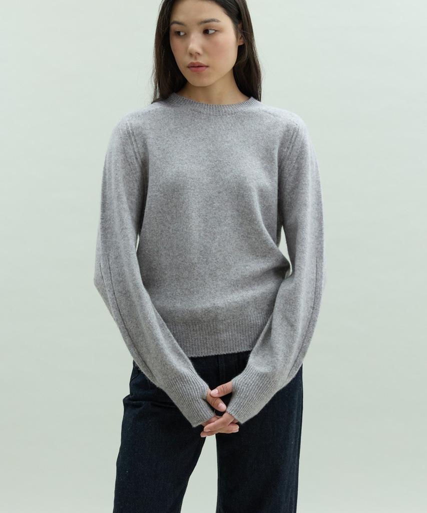 DEETO Wholegarment Round Pullover [Grey]