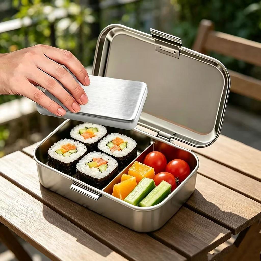 Ghiacciolo in Acciaio Inossidabile per Borsa Termica per Pranzo Piastra Fredda Congelabile Mattoncino