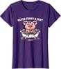 Never Trust A Fart Funny Graphic Sarcastic Humor Ladies' Crewneck T-Shirt