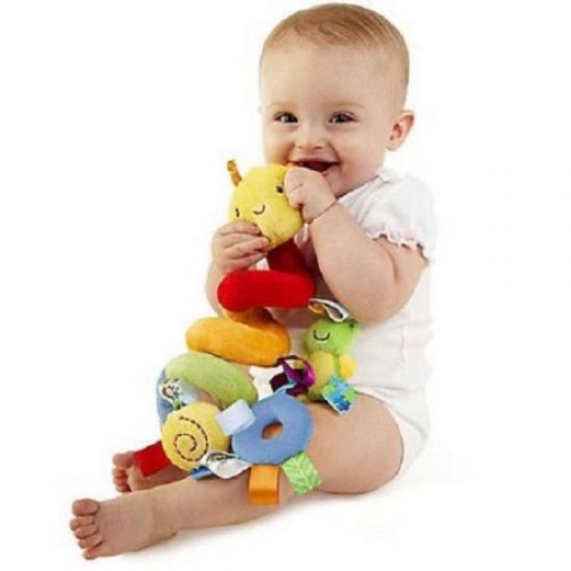 Cute Activity Spiral Crib Stroller Car Seat Travel Hanging Toys Baby Rattles Toy