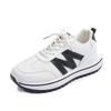 2025 Spring Little White Shoes New Korean Version Ins Female Students Height Increase Platform Sports Board Shoes Casual Shoes Tide