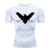 Maglia Compressiva Manica Corta Estiva Uomo Top Sportivo T-shirt da Corsa Asciugatura Rapida Palestra Allenamento