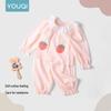 Youqi Baby Cotton-Blend Long Sleeve Top and Pants Set