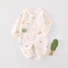 Newborn Pure Cotton Romper: Boneless Crawling Suit for Spring/Autumn