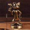 Brass Ornaments Cat and Mouse Small Ornaments Living Room Desktop Decoration Crafts Decorative Items Small Ornaments