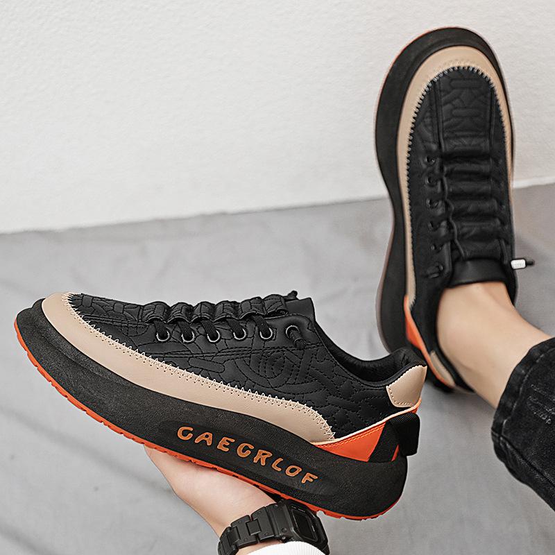 Foreign trade dad men's shoes spring 2025 new sports and leisure black work labor insurance shoes one pedal versatile trendy shoes