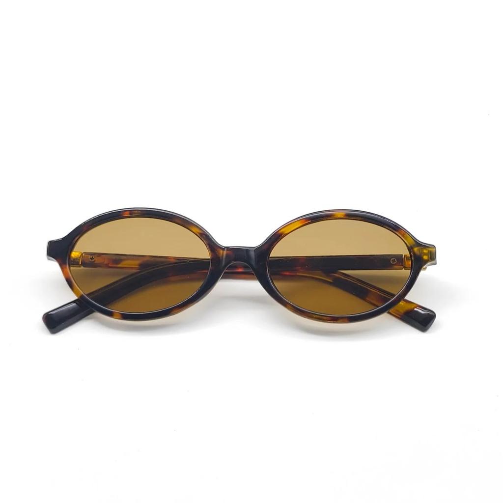 1pc Women's Oval Retro Trendy Versatile Street Pography Beach Fashion Glasses Daily Wear Matching Accessories Gifts