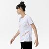 Short Sleeve Game Dynamotion Size 62JAC225 Women's Tennis/Badminton Shirt, Sweat-Wicking, Quick-Drying, Fit, White, XL,