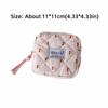 Large Capacity Mini Coin Purse Square Lipstick Pouch New Sanitary Napkin Storage Bag