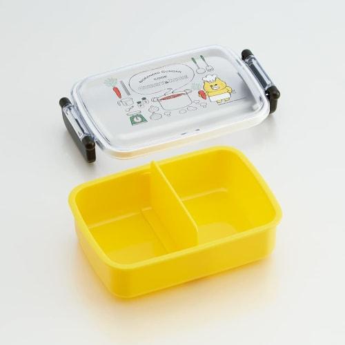 Skater Children's Lunch Box, 1 Tier, 450ml, Fluffy Dome Shape, Antibacterial, Kids Lunch, Made in Japan, Noraneko Gundan, Boys, Girls, RBF3ANAG