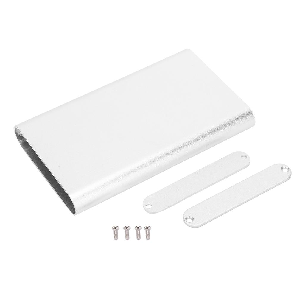 13x61x100mm Gehäuse aus Aluminiumlegierung Wasserdichtes Instrument Projektgehäuse Box für Leiterplatte GPS-Decoder Sandstrahlen