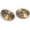 Brass Convertible Top Transmission Gears Left & Right Side For Porsche Boxster 1997-2012, Replace# 98756118000, 987561179