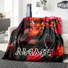 Customizable Skibidi Toilet Multiverse1 Throw Blanket – Personalized Name, All-Season Cozy Snug Blanket, Machine Washable, Personalized Blanket
