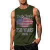 Men's Sleeveless Tank Top Loose Fit Casual Summer Vest Lightweight Breathable Fabric Comfortable Daily Wear
