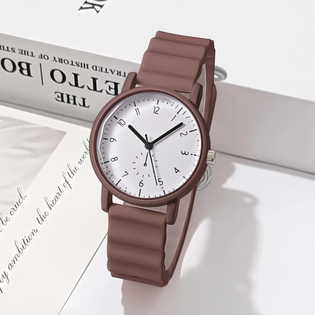 Fashion Jelly Color Women Watch Creative Wave Shaped Silicone Strap Quartz Wristwatch Girls Clock Gift Relogio Feminino Reloj