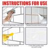 Water-Resistant Tile Grout Paint Grout Filler Tube Tile Gap Repair Waterproof White Agent for Bathroom Wall Tiles