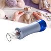Ac de tricotat cu 7 ace plastic economisitor de laber Mâner anti-alunecare DIY Ac de cusut cu pâslă rafinată pentru haine