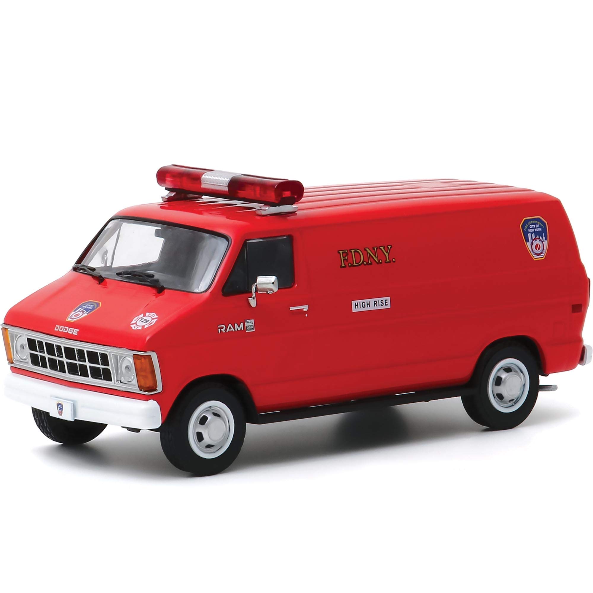 Greenlight 143 SCALE “1983 DODGE RAM B250 VAN - FDNY”