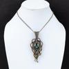 Seraphinite Pendant Copper Wire Wrapped Pendant Handmade Pendant Copper Gemstone Jewelry Unique Style Pendant Gift For Him Wire Wrap Jewelry