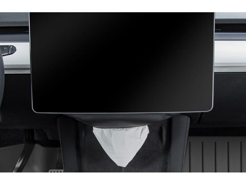 Tesla Model Y/3 Hidden Pull-out Tissue Box Car Accessory