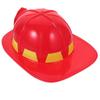 Fireman Hat Simulation Fireman Hat Makeup Toys Security Fireman Safety Helmet Plastic Adjustable Fireman Hat Toy Parent-Child