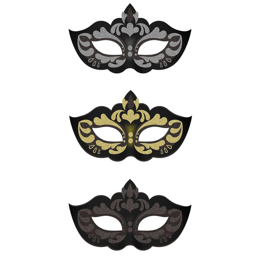 Half Face Mask Glittering Masquerade PartyMasks Role Play Nightclub Half Face Eye Maskween Party for Fancy Dress Christmas Party