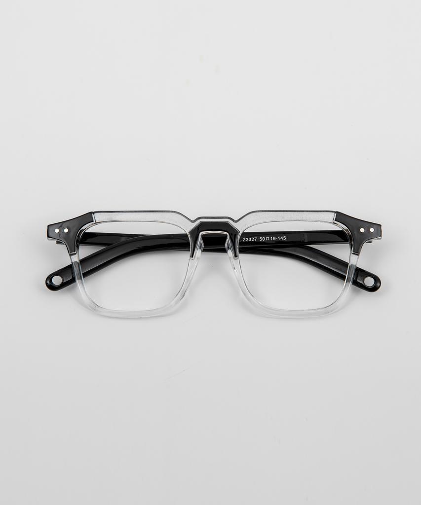 Eseubika Tony-C02 Translucent Horn-Rimmed Glasses Blue Light Blocking