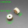 20Pcs/Lot 0.4M 0.4 Modulus 18T Brass Gear Spur Mechanical Small Pinion Bore Hole Aperture 2MM 1.98MM 2A 18 Teeth Height 4MM 182A