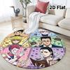 Hunter X Hunter Round Area Rug Carpet Rug For Living Room Bedroom Sofa Playroom Decor Nonslip Floor Mat