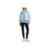 Fila Warm And Comfortable Casual Hooded Puffer Jacket Women Outerwear Autumn-Water-Blue F11W445901FBU