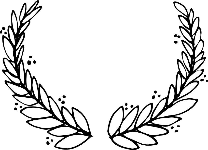 Printtoo Scrap-booking Leaf Wreath Design Square Wooden Rubber Stamp Block-2 X 2