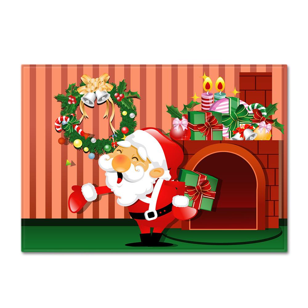 Christmas Living Room Floor Mat Bedroom Dining Room Carpet Carpet Doormat